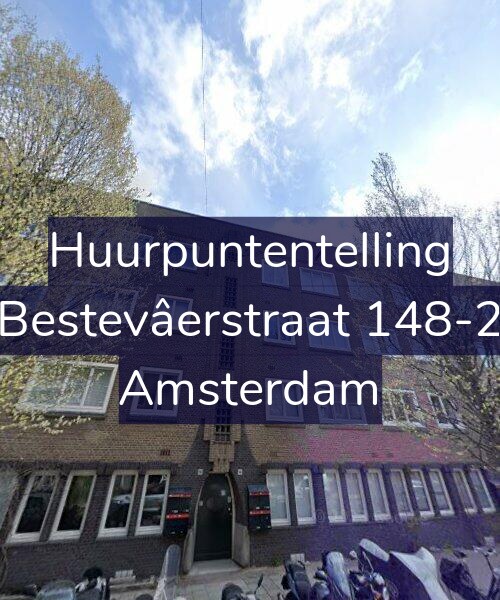 Foto gevel Huurpuntentelling voor Bestevâerstraat 148-2, Amsterdam