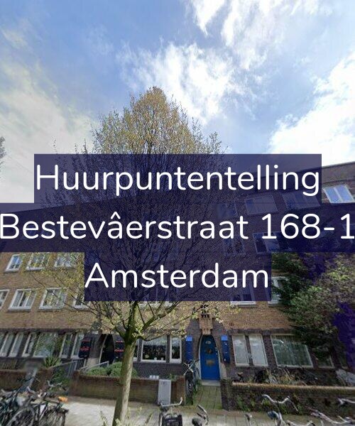 Foto gevel Huurpuntentelling voor Bestevâerstraat 168-1, Amsterdam