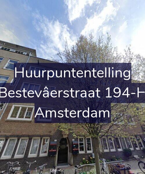 Foto gevel Huurpuntentelling voor Bestevâerstraat 194-H, Amsterdam