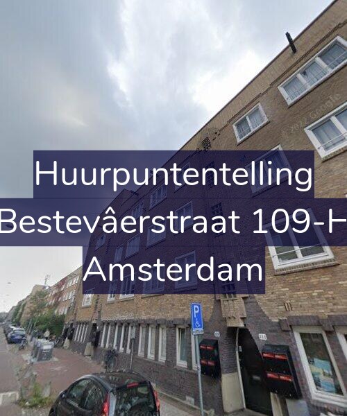 Foto gevel Huurpuntentelling voor Bestevâerstraat 109-H, Amsterdam