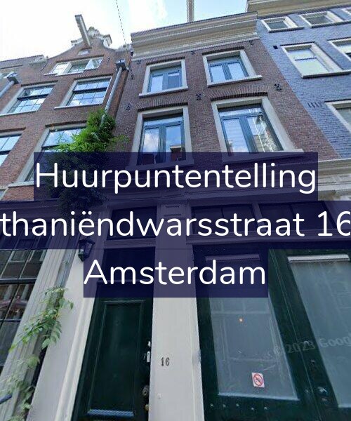 Foto gevel Huurpuntentelling voor Bethaniëndwarsstraat 16-B, Amsterdam