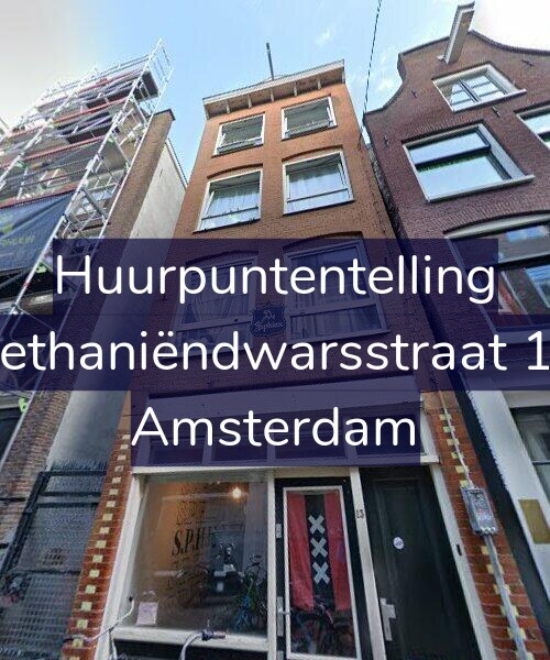 Foto gevel Huurpuntentelling voor Bethaniëndwarsstraat 13, Amsterdam