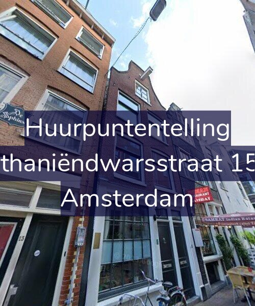 Foto gevel Huurpuntentelling voor Bethaniëndwarsstraat 15-1, Amsterdam