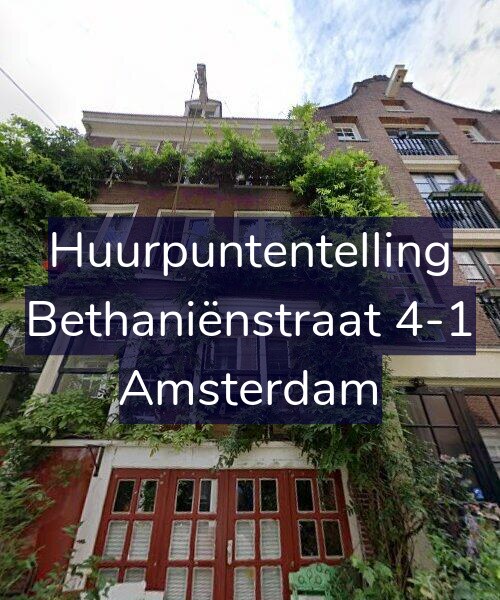 Foto gevel Huurpuntentelling voor Bethaniënstraat 4-1, Amsterdam