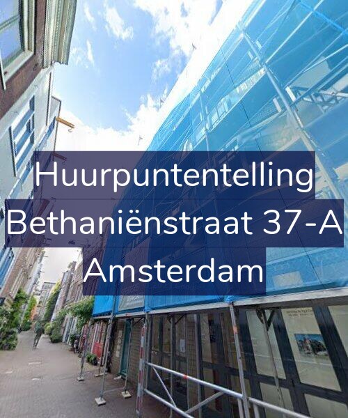 Foto gevel Huurpuntentelling voor Bethaniënstraat 37-A, Amsterdam