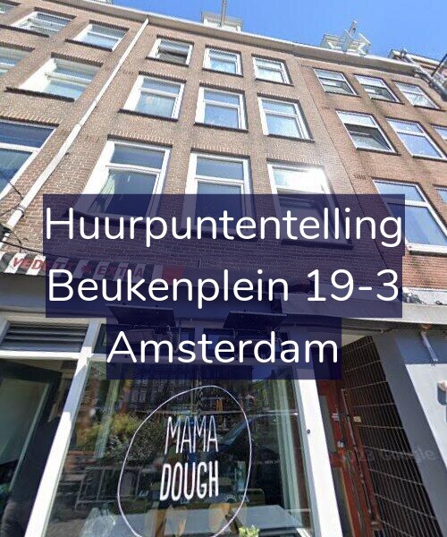 Foto gevel Huurpuntentelling voor Beukenplein 19-3, Amsterdam