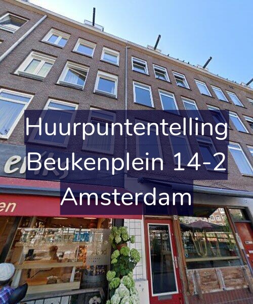 Foto gevel Huurpuntentelling voor Beukenplein 14-2, Amsterdam