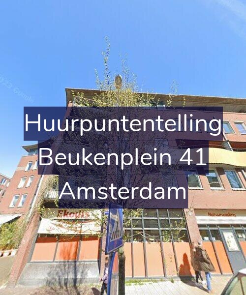Foto gevel Huurpuntentelling voor Beukenplein 41, Amsterdam