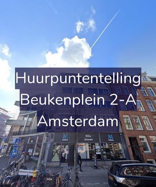 Foto gevel Huurpuntentelling voor Beukenplein 2-A, Amsterdam