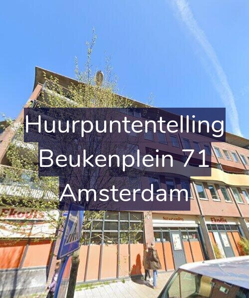 Foto gevel Huurpuntentelling voor Beukenplein 71, Amsterdam