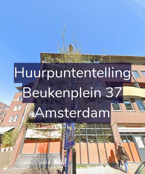 Foto gevel Huurpuntentelling voor Beukenplein 37, Amsterdam