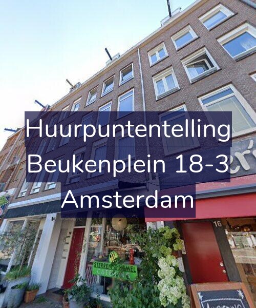 Foto gevel Huurpuntentelling voor Beukenplein 18-3, Amsterdam