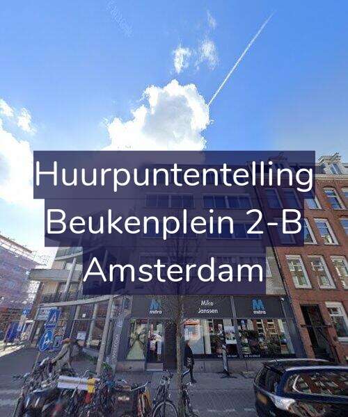 Foto gevel Huurpuntentelling voor Beukenplein 2-B, Amsterdam