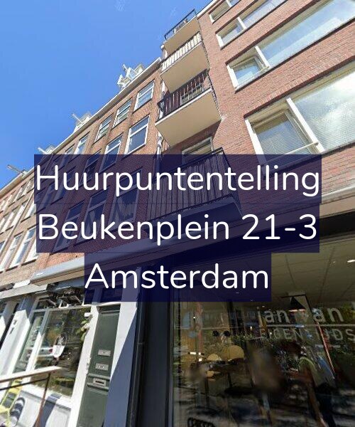 Foto gevel Huurpuntentelling voor Beukenplein 21-3, Amsterdam