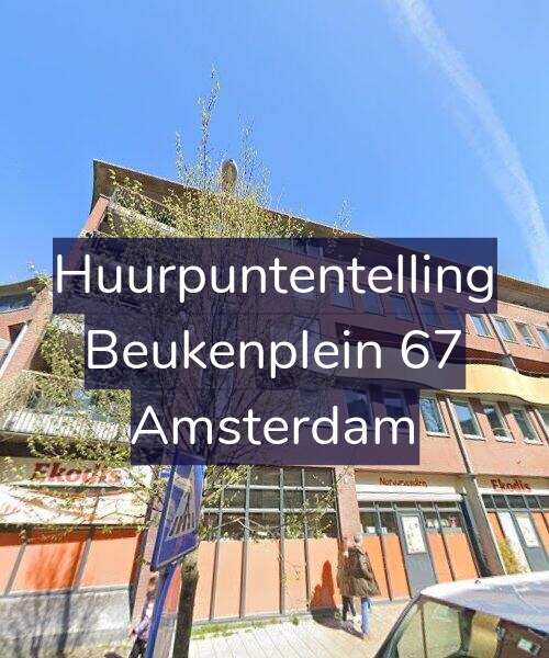 Foto gevel Huurpuntentelling voor Beukenplein 67, Amsterdam