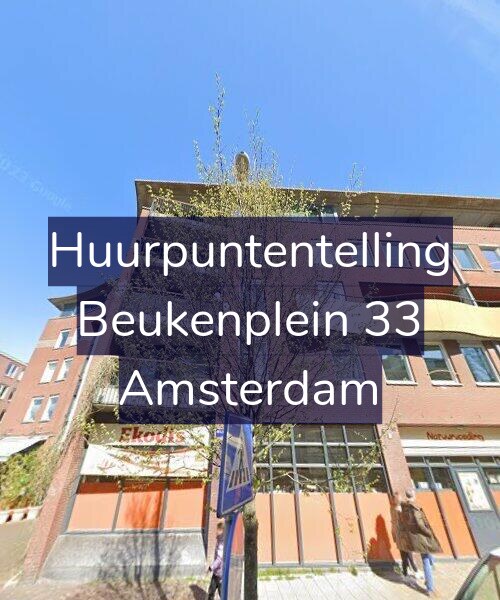 Foto gevel Huurpuntentelling voor Beukenplein 33, Amsterdam