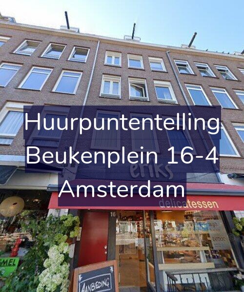 Foto gevel Huurpuntentelling voor Beukenplein 16-4, Amsterdam