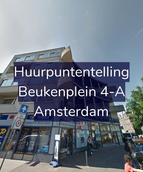 Foto gevel Huurpuntentelling voor Beukenplein 4-A, Amsterdam