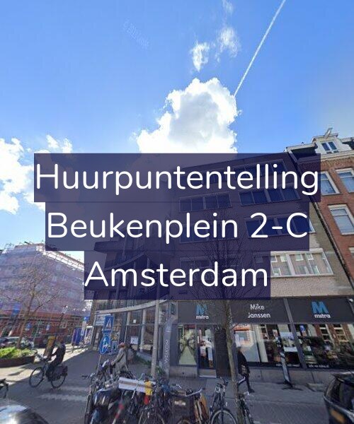 Foto gevel Huurpuntentelling voor Beukenplein 2-C, Amsterdam