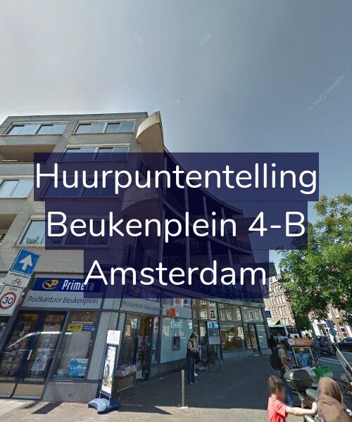 Foto gevel Huurpuntentelling voor Beukenplein 4-B, Amsterdam