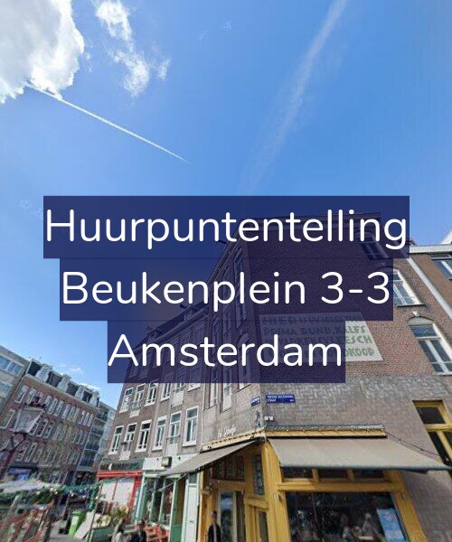 Foto gevel Huurpuntentelling voor Beukenplein 3-3, Amsterdam