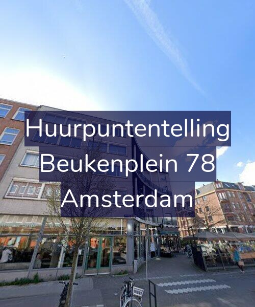 Foto gevel Huurpuntentelling voor Beukenplein 78, Amsterdam