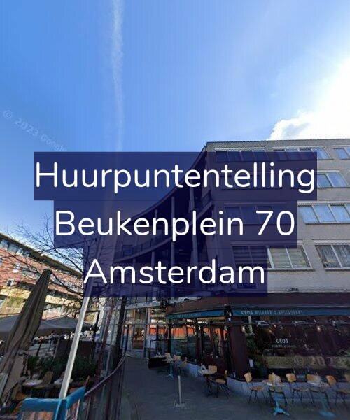 Foto gevel Huurpuntentelling voor Beukenplein 70, Amsterdam