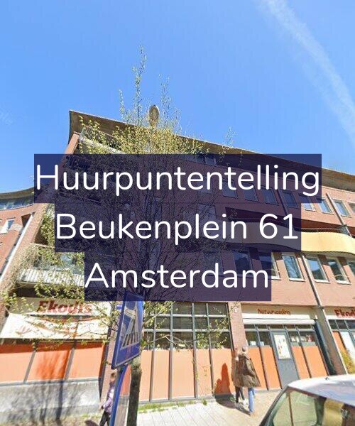 Foto gevel Huurpuntentelling voor Beukenplein 61, Amsterdam
