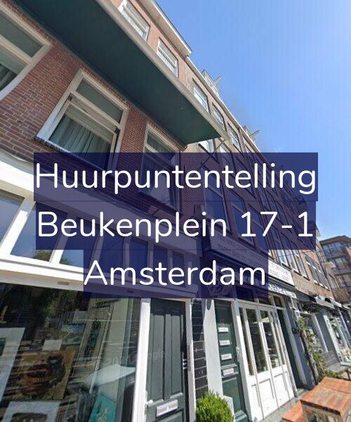 Foto gevel Huurpuntentelling voor Beukenplein 17-1, Amsterdam