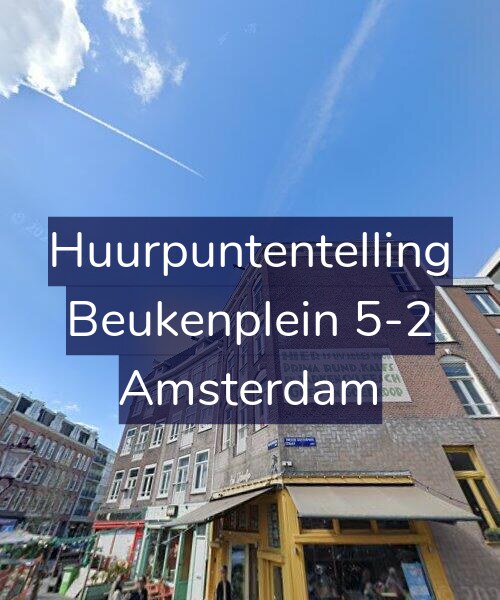 Foto gevel Huurpuntentelling voor Beukenplein 5-2, Amsterdam