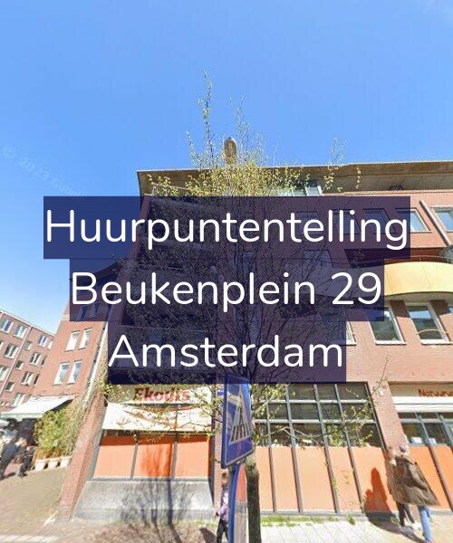 Foto gevel Huurpuntentelling voor Beukenplein 29, Amsterdam