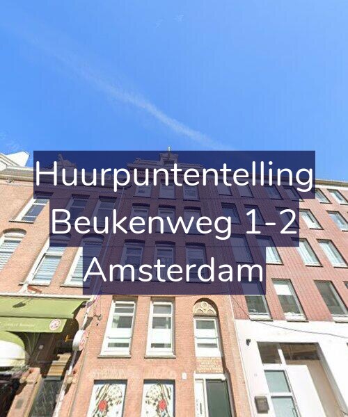 Foto gevel Huurpuntentelling voor Beukenweg 1-2, Amsterdam