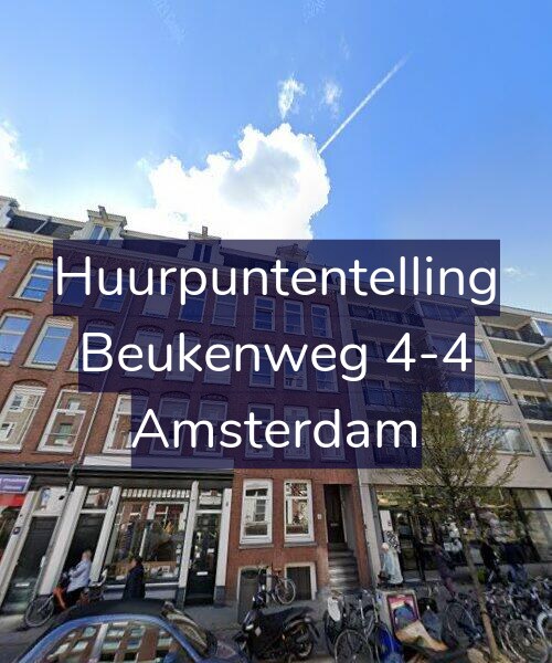 Foto gevel Huurpuntentelling voor Beukenweg 4-4, Amsterdam