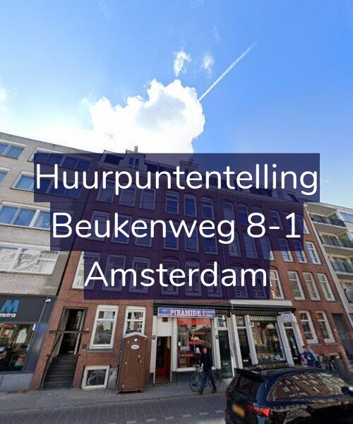 Foto gevel Huurpuntentelling voor Beukenweg 8-1, Amsterdam