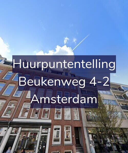Foto gevel Huurpuntentelling voor Beukenweg 4-2, Amsterdam