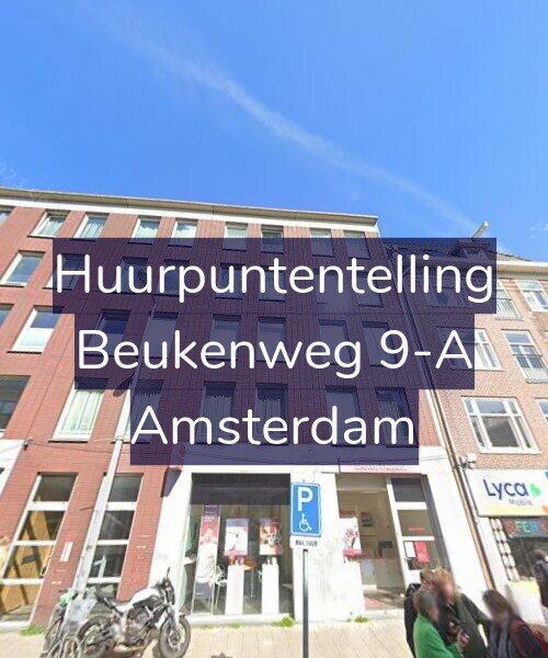 Foto gevel Huurpuntentelling voor Beukenweg 9-A, Amsterdam