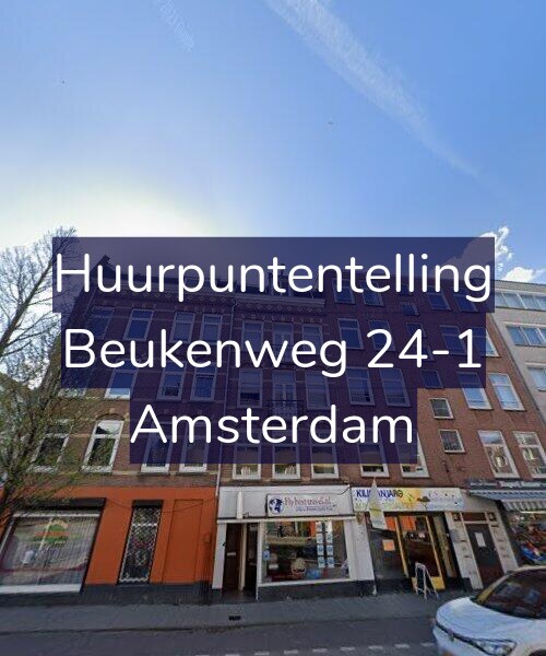 Foto gevel Huurpuntentelling voor Beukenweg 24-1, Amsterdam