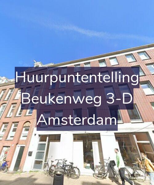 Foto gevel Huurpuntentelling voor Beukenweg 3-D, Amsterdam