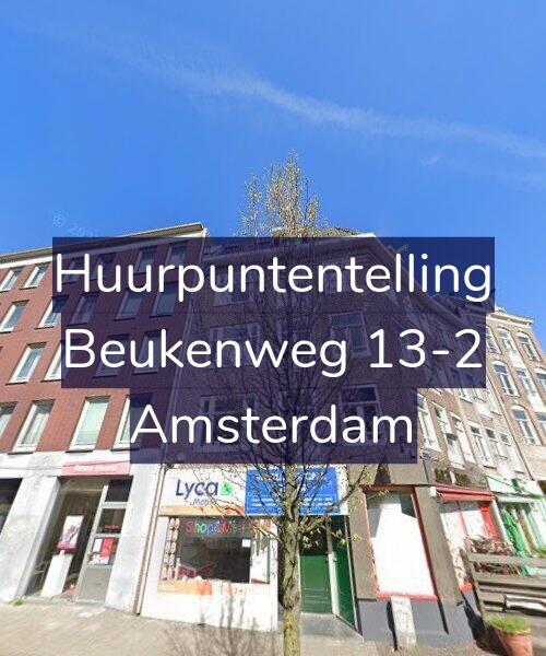 Foto gevel Huurpuntentelling voor Beukenweg 13-2, Amsterdam
