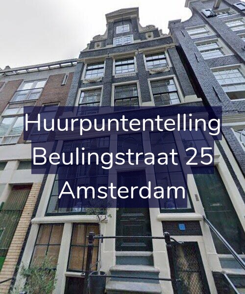 Foto gevel Huurpuntentelling voor Beulingstraat 25, Amsterdam