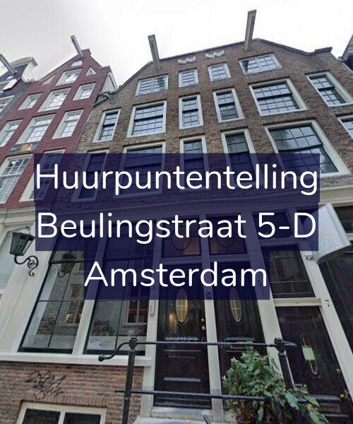 Foto gevel Huurpuntentelling voor Beulingstraat 5-D, Amsterdam
