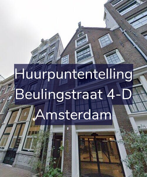 Foto gevel Huurpuntentelling voor Beulingstraat 4-D, Amsterdam