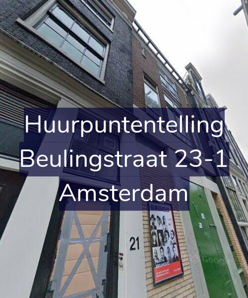 Foto gevel Huurpuntentelling voor Beulingstraat 23-1, Amsterdam