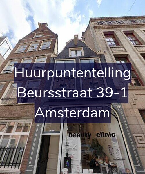 Foto gevel Huurpuntentelling voor Beursstraat 39-1, Amsterdam
