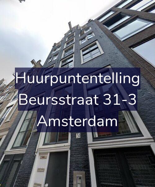 Foto gevel Huurpuntentelling voor Beursstraat 31-3, Amsterdam