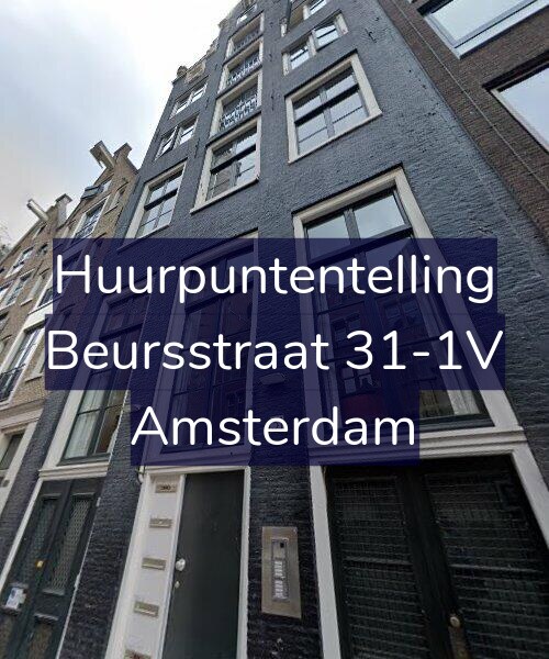Foto gevel Huurpuntentelling voor Beursstraat 31-1V, Amsterdam