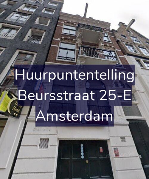 Foto gevel Huurpuntentelling voor Beursstraat 25-E, Amsterdam
