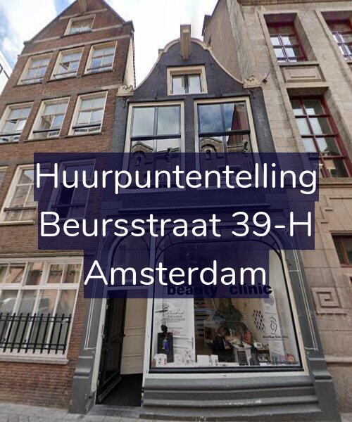 Foto gevel Huurpuntentelling voor Beursstraat 39-H, Amsterdam