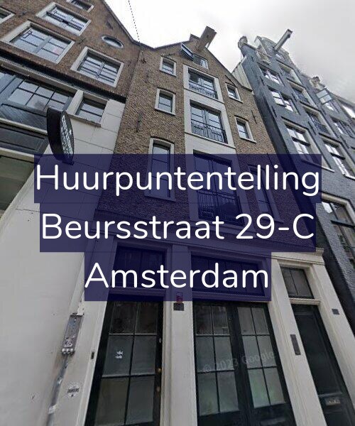 Foto gevel Huurpuntentelling voor Beursstraat 29-C, Amsterdam