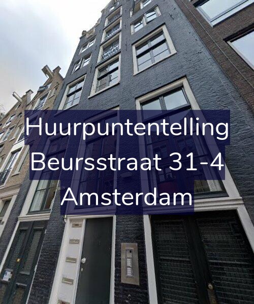 Foto gevel Huurpuntentelling voor Beursstraat 31-4, Amsterdam
